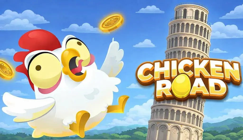 Chicken Road vicino alla Torre Pendente di Pisa